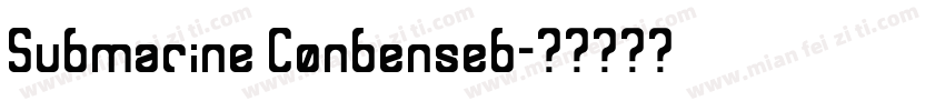 Submarine Condensed字体转换